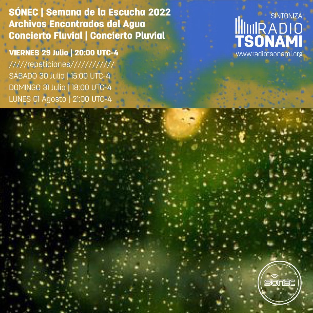 Conciertos Semana de la Escucha 2022 en Radio Tsonami